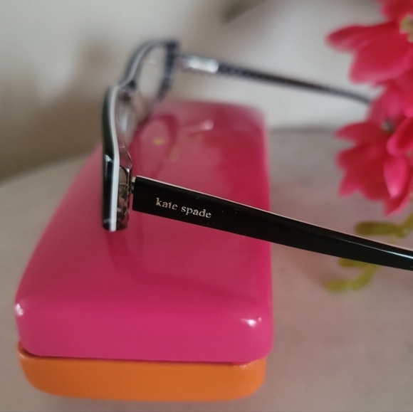 Kate Spade reading 1.75 eyeglasses with case. Used in like new condition. - Picture 2 of 8
